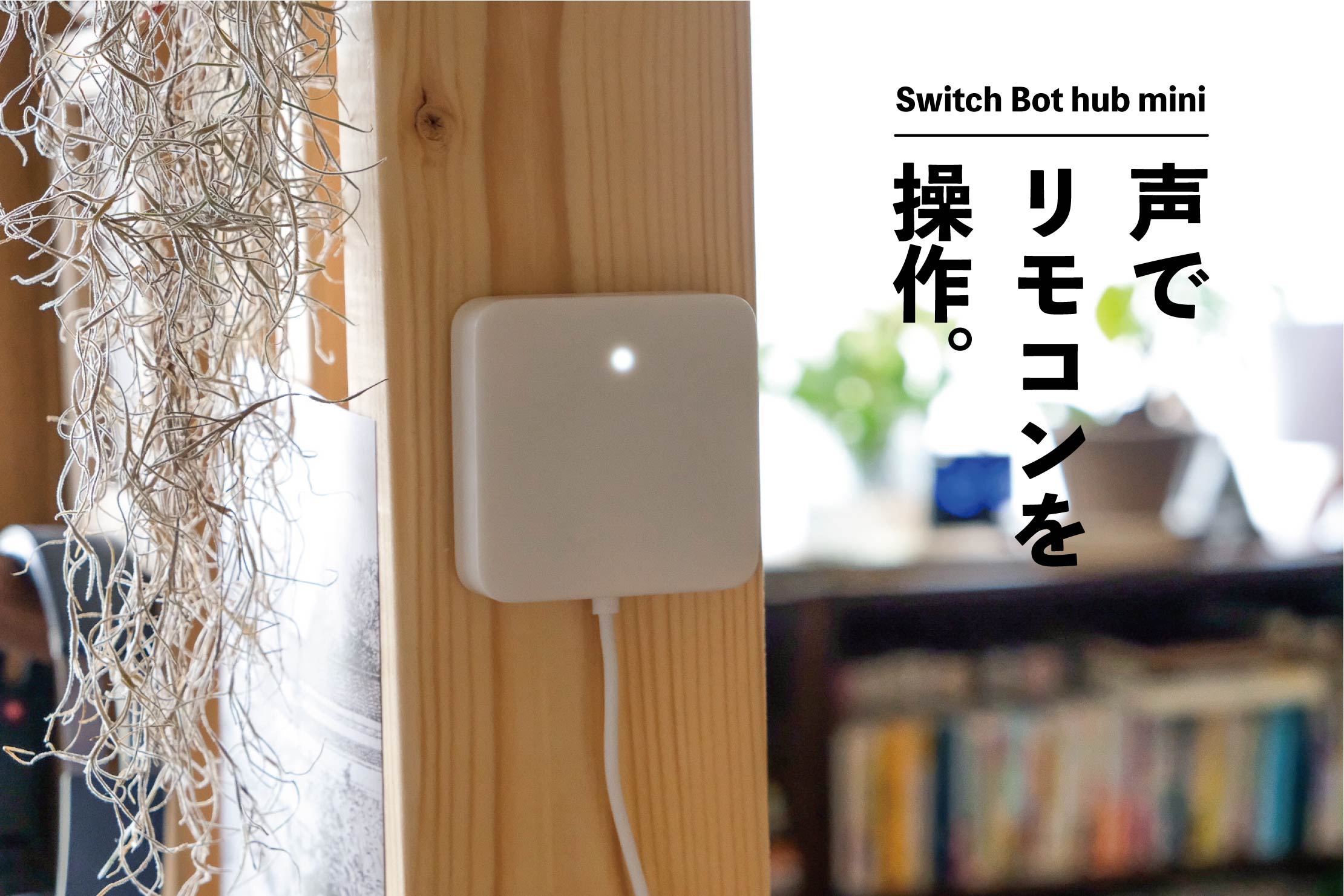 Switch Botハブミニで赤外線リモコンをアレクサで操作。エアコンや天井照明も音声操作が可能になりました。｜暮らしとインテリア SUMURO(スムロ)